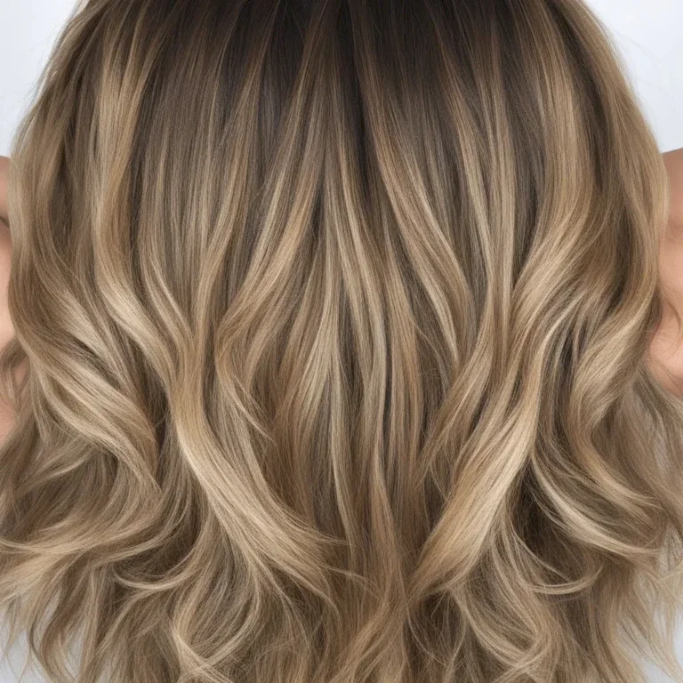 balayage hair for dark brown